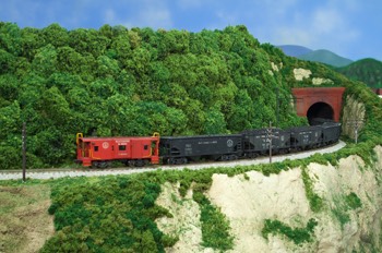 Coal train Extra 159 East enters the West End of Tunnel No. 7