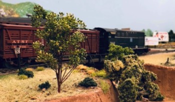 Train 86 over 3 mile creek leaving yard on the way to Holliday