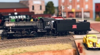Leased Rock Island 0-6-0 number 280 serving as L&T switcher