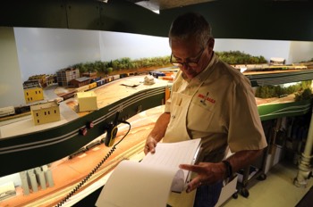 Pat Hiatte working in DuBois PA (upper deck). Karns City PA site of the Penreco refinery is on lower deck.
